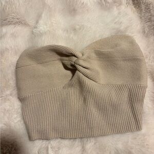 Princess Polly Knit Twist Crop Top